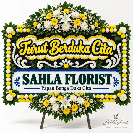 Papan Bunga Duka Mekarharja