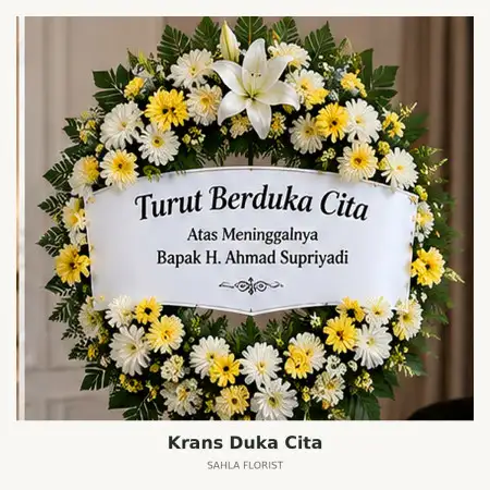 Krans Bunga Duka Mekarharja